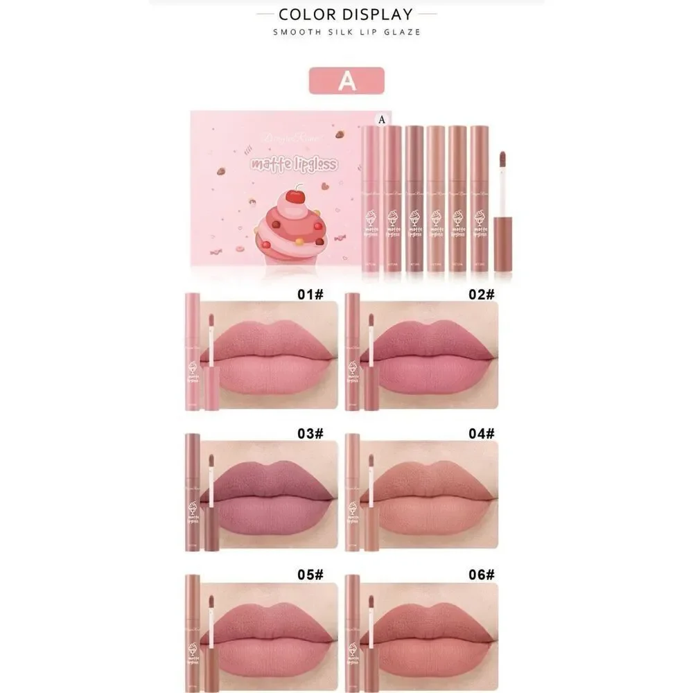 NWT in Box 12 Super Long Lasting 24hr Matte lipgloss 2 Boxes 6 lip gloss each
